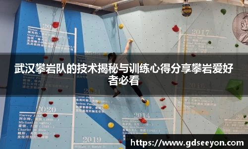 武汉攀岩队的技术揭秘与训练心得分享攀岩爱好者必看